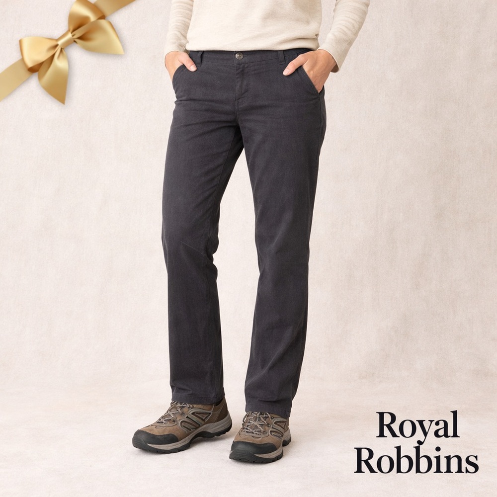 Royal Robbins Black Hemp Blend Hiking Pants 30x32